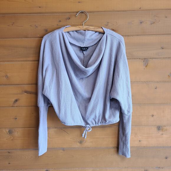 Urban Outfitters Out From Under Nikki Cozy Cowl Neck Top Long Sleeve Thermal S - Picture 2 of 6